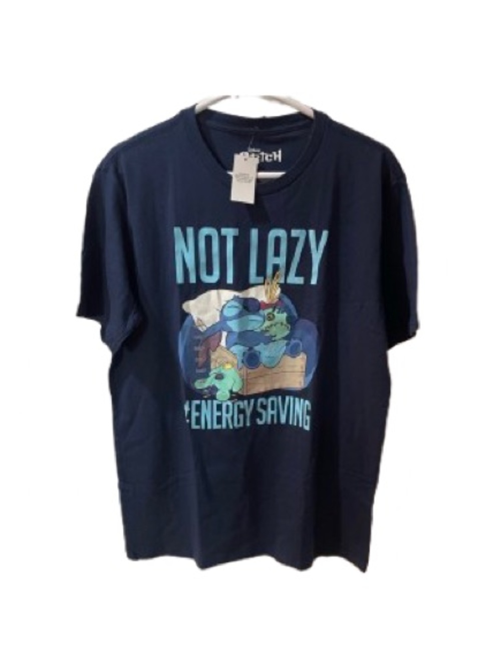 Disney Stitch Short Sleeve Tee Large Adult